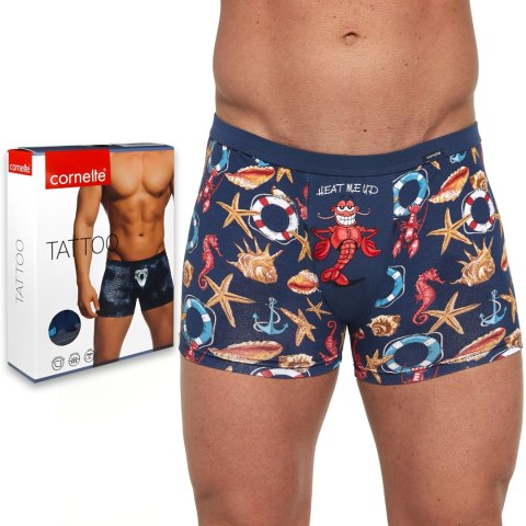 Bokserki męskie szorty CORNETTE TATTOO 208 - XXL Bokserki męskie szorty CORNETTE TATTOO 208 - XXL