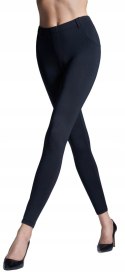 Legginsy spodnie GATTA SKINNY HOT czarne r.- XL