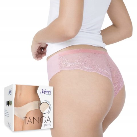 Majtki koronkowe JULIMEX TANGA damskie figi - M Majtki koronkowe JULIMEX TANGA damskie figi - M