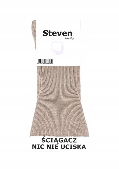 Skarpety męskie BEZUCISKOWE jasny beż STEVEN 43-46 Skarpety męskie BEZUCISKOWE jasny beż STEVEN 43-46