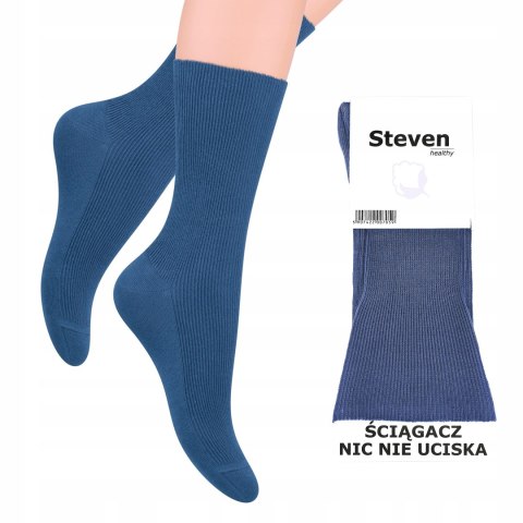 Skarpety męskie BEZUCISKOWE jeans STEVEN 43-46