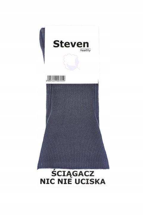 Skarpety męskie BEZUCISKOWE szary STEVEN 35-38 Skarpety męskie BEZUCISKOWE szary STEVEN 35-38