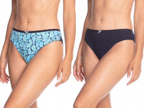 Majtki damskie 2-PAK figi bikini LAMA 1411BI - XL Majtki damskie 2-PAK figi bikini LAMA 1411BI - XL