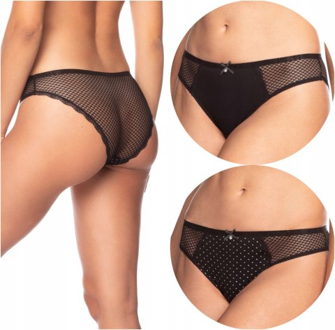 Majtki damskie 2-PAK figi bikini LAMA 1422MB - M Majtki damskie 2-PAK figi bikini LAMA 1422MB - M