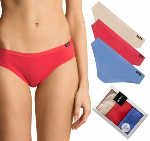 Figi damskie 3 PARY bikini ATLANTIC 3LP-176 - L Figi damskie 3 PARY bikini ATLANTIC 3LP-176 - L