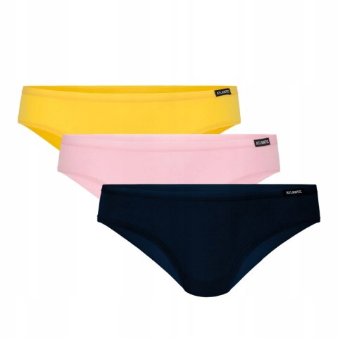 Figi damskie 3 PARY bikini ATLANTIC 3LP-176 - S Figi damskie 3 PARY bikini ATLANTIC 3LP-176 - S