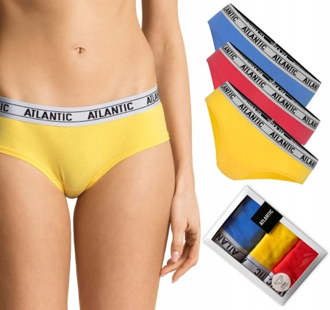 Figi damskie 3 PARY hipster ATLANTIC 3LP-177 - S Figi damskie 3 PARY hipster ATLANTIC 3LP-177 - S