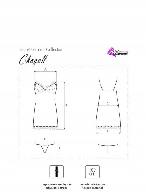 Koszula + stringi LivCo Corsetti CHAGALL S/M Koszula + stringi LivCo Corsetti CHAGALL S/M