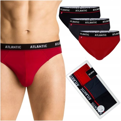 Slipy męskie 3 PARY sport ATLANTIC 3MP-123 - L Slipy męskie 3 PARY sport ATLANTIC 3MP-123 - L