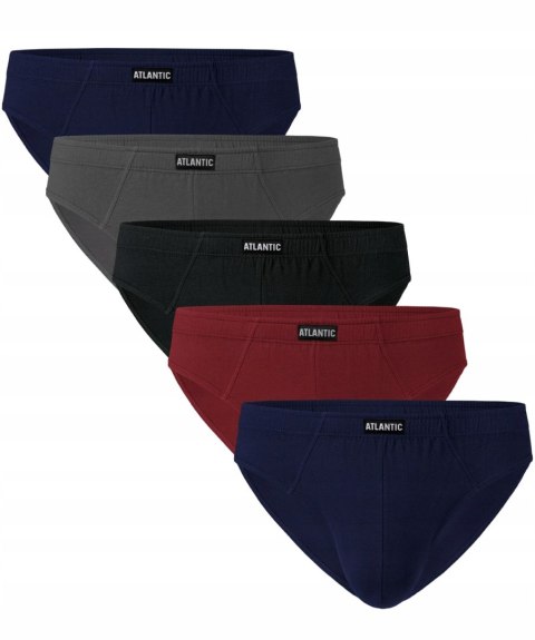 Slipy męskie 5 PAR sport ATLANTIC 5SMP-01 - M Slipy męskie 5 PAR sport ATLANTIC 5SMP-01 - M