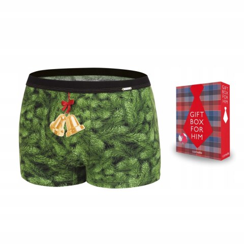 Bokserki świąteczne PREZENT CORNETTE 007/52 - XL Bokserki świąteczne PREZENT CORNETTE 007/52 - XL