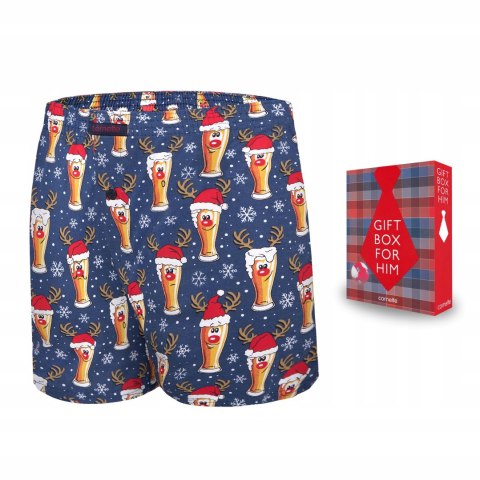 Bokserki świąteczne PREZENT CORNETTE 16/12 - XXL Bokserki świąteczne PREZENT CORNETTE 16/12 - XXL