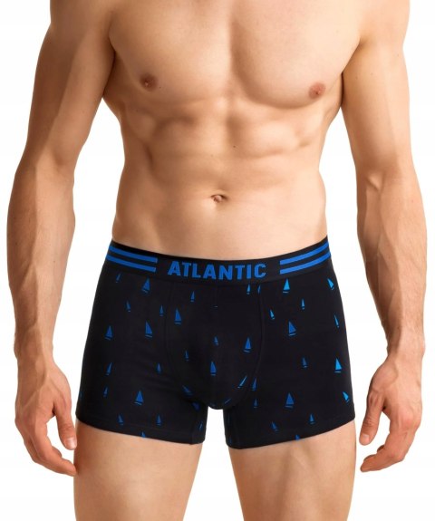 Bokserki męskie 3 PARY ATLANTIC 3MH-021-CZ - M Bokserki męskie 3 PARY ATLANTIC 3MH-021-CZ - M