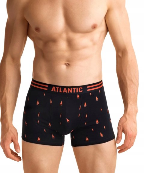 Bokserki męskie 3 PARY ATLANTIC 3MH-021-CZ - M Bokserki męskie 3 PARY ATLANTIC 3MH-021-CZ - M