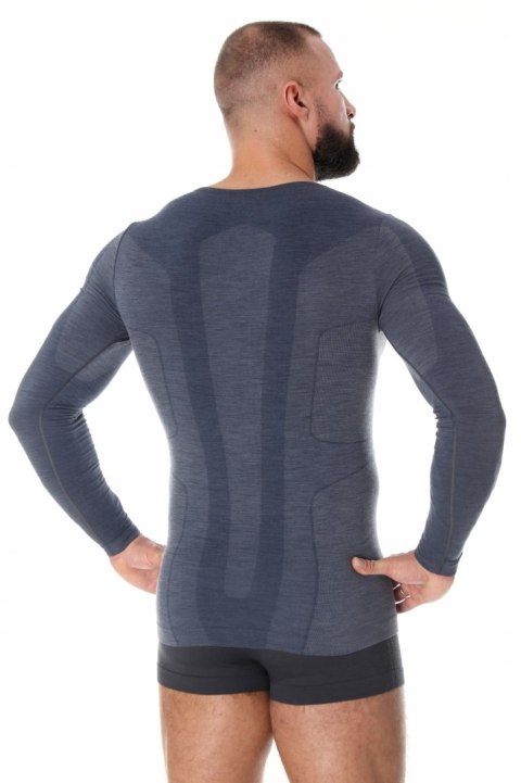 Koszulka męska WEŁNIANA termo BRUBECK LS11600 XXL Koszulka męska WEŁNIANA termo BRUBECK LS11600 XXL