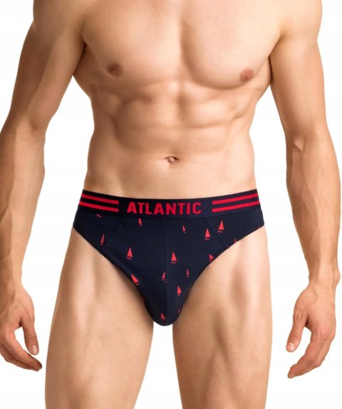 Slipy męskie 3 PARY ATLANTIC 3MP-098-NB - M Slipy męskie 3 PARY ATLANTIC 3MP-098-NB - M
