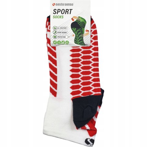 Oddychające skarpety SPORTOWE SESTO SENSO - 35-38 Oddychające skarpety SPORTOWE SESTO SENSO - 35-38