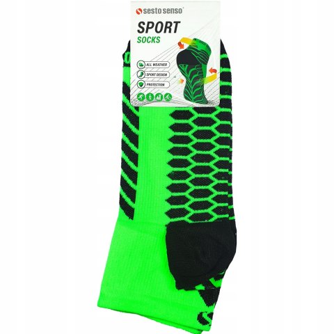 Oddychające skarpety SPORTOWE SESTO SENSO - 39-42 Oddychające skarpety SPORTOWE SESTO SENSO - 39-42