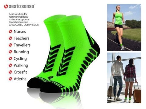 Oddychające skarpety SPORTOWE SESTO SENSO - 39-42 Oddychające skarpety SPORTOWE SESTO SENSO - 39-42