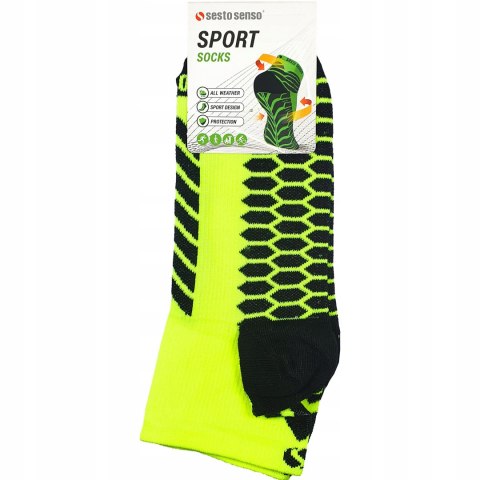 Oddychające skarpety SPORTOWE SESTO SENSO - 39-42 Oddychające skarpety SPORTOWE SESTO SENSO - 39-42