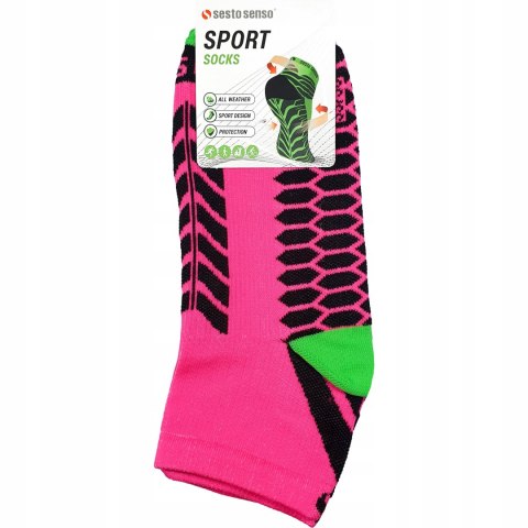 Oddychające skarpety SPORTOWE SESTO SENSO - 39-42 Oddychające skarpety SPORTOWE SESTO SENSO - 39-42
