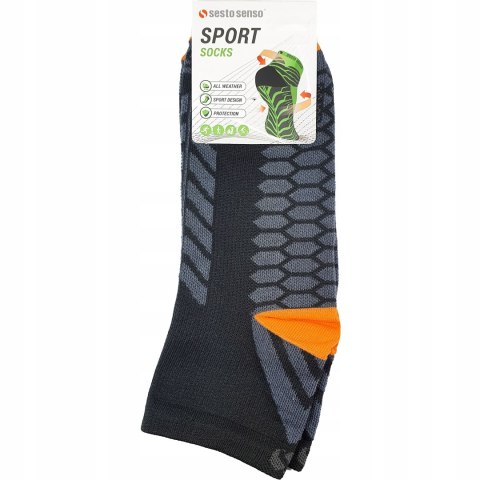 Oddychające skarpety SPORTOWE SESTO SENSO - 43-47 Oddychające skarpety SPORTOWE SESTO SENSO - 43-47