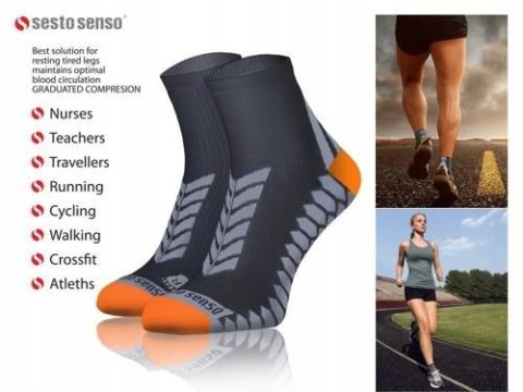 Oddychające skarpety SPORTOWE SESTO SENSO - 43-47 Oddychające skarpety SPORTOWE SESTO SENSO - 43-47