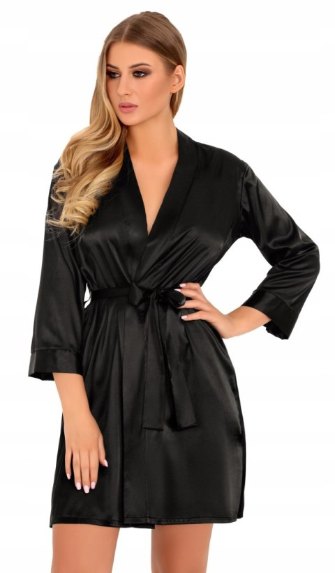 Satynowy szlafrok LivCo Corsetti Edelina - XXL Satynowy szlafrok LivCo Corsetti Edelina - XXL