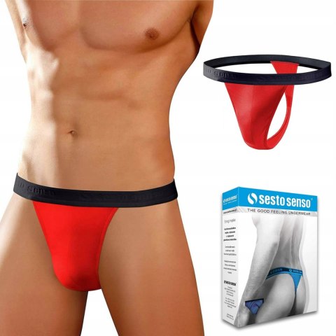 Stringi męskie bawełniane SESTO SENSO TIGER - XL Stringi męskie bawełniane SESTO SENSO TIGER - XL