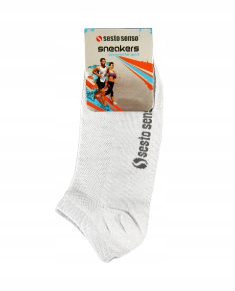 Skarpety STOPKI sesto senso SNEAKERS białe 36-37 Skarpety STOPKI sesto senso SNEAKERS białe 36-37