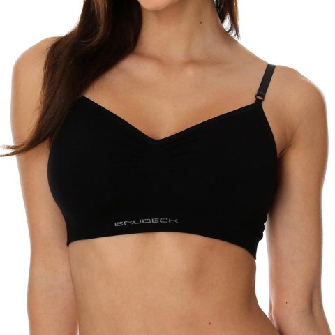 Biustonosz SPORT bezszwowy BRUBECK BRA czarny 75A Biustonosz SPORT bezszwowy BRUBECK BRA czarny 75A