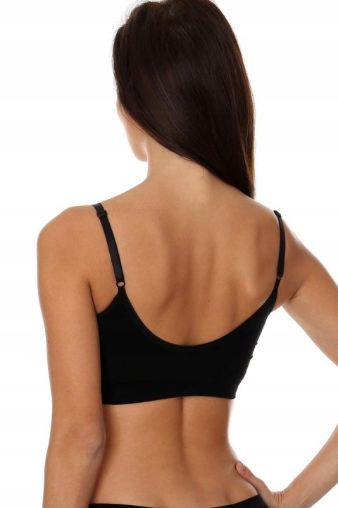 Biustonosz SPORT bezszwowy BRUBECK BRA czarny 80B Biustonosz SPORT bezszwowy BRUBECK BRA czarny 80B