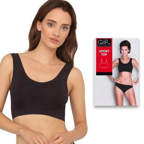Biustonosz sportowy GATTA SPORT TOP czarny r - XL Biustonosz sportowy GATTA SPORT TOP czarny r - XL
