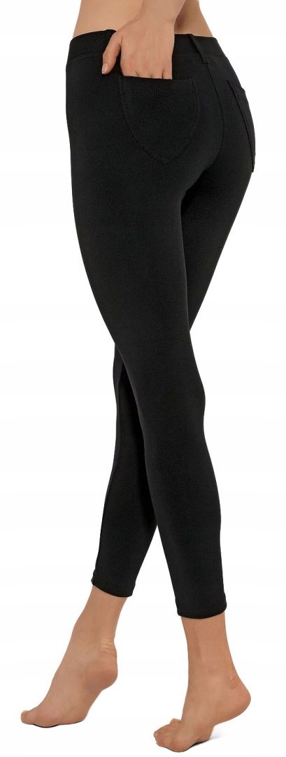 Spodnie legginsy damskie czarne GATTA BLACK r.- L Spodnie legginsy damskie czarne GATTA BLACK r.- L