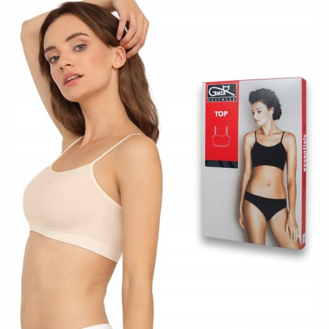 Top na cienkich ramiączkach beżowy GATTA TOP r -XL Top na cienkich ramiączkach beżowy GATTA TOP r -XL