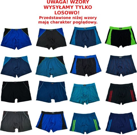 BOKSERKI MĘSKIE C+3 bawełna + lycra - 5 szt. r 5XL BOKSERKI MĘSKIE C+3 bawełna + lycra - 5 szt. r 5XL