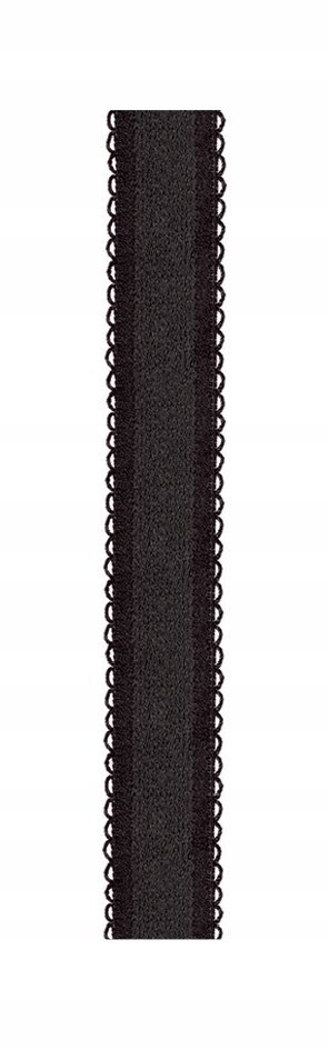 JULIMEX RAMIĄCZKA RB-398 szer 12 mm CZARNE KORONKA JULIMEX RAMIĄCZKA RB-398 szer 12 mm CZARNE KORONKA