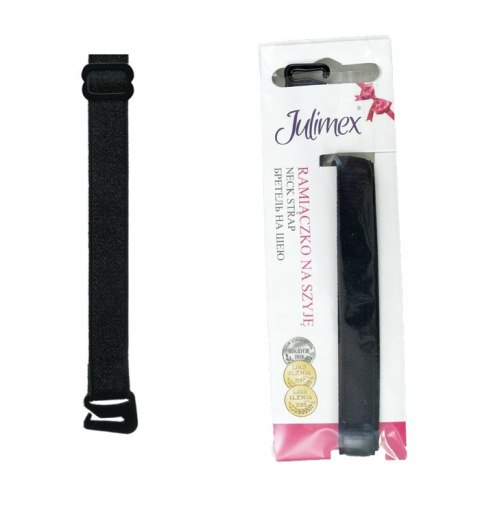JULIMEX RAMIĄCZKO NA SZYJĘ RB-07 szer 10mm CZARNE JULIMEX RAMIĄCZKO NA SZYJĘ RB-07 szer 10mm CZARNE