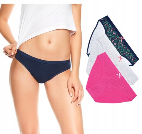 Figi damskie ESOTIQ & HENDERSON BIKINI 3szt XL Figi damskie ESOTIQ & HENDERSON BIKINI 3szt XL