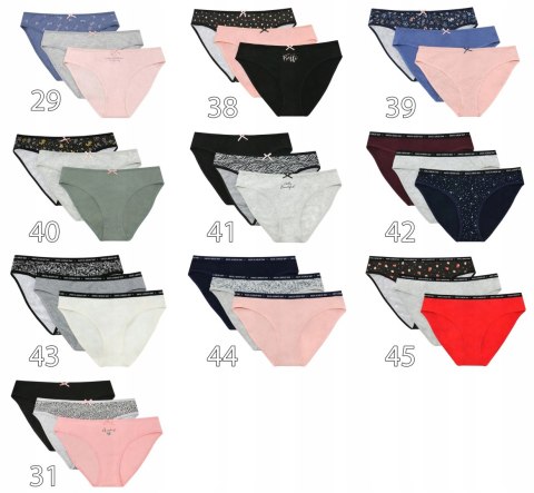 Figi damskie ESOTIQ & HENDERSON BIKINI 3szt XL Figi damskie ESOTIQ & HENDERSON BIKINI 3szt XL
