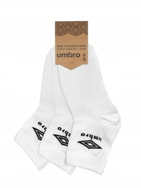 Skarpety UMBRO QUARTER 3-PAK r 39-42 Skarpety UMBRO QUARTER 3-PAK r 39-42