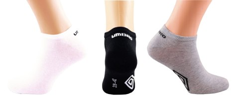 Skarpety UMBRO STOPKI 3 PARY bawełniane r 39-42 Skarpety UMBRO STOPKI 3 PARY bawełniane r 39-42