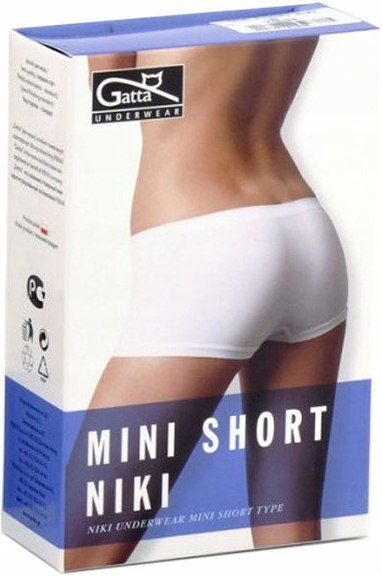 3szt. GATTA Majtki MINI SZORTY bezszwowe NIKI r. S 3szt. GATTA Majtki MINI SZORTY bezszwowe NIKI r. S