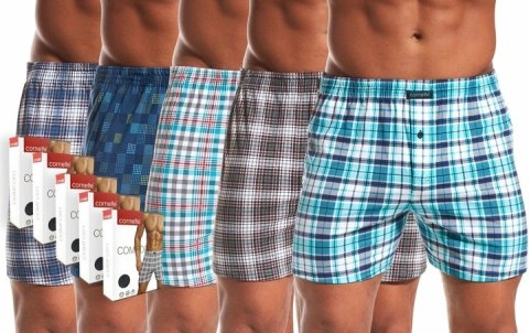 CORNETTE BOKSERKI COMFORT luźne WZORY 5 szt - L CORNETTE BOKSERKI COMFORT luźne WZORY 5 szt - L