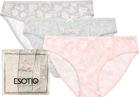 Figi damskie ESOTIQ 34462 BIKINI 3-pak r L Figi damskie ESOTIQ 34462 BIKINI 3-pak r L