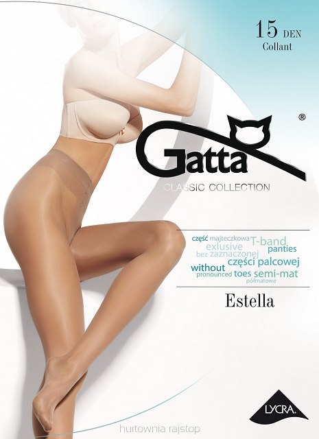 GATTA ESTELLA T-BAND rajstopy 15 den KOLORY- r4 GATTA ESTELLA T-BAND rajstopy 15 den KOLORY- r4