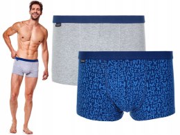 HENDERSON bokserki MĘSKIE bawełna+lycra 2pak r M