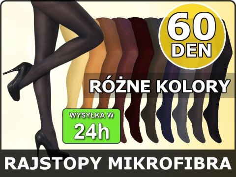 Rajstopy 60 den MODNE KOLORY NISKA cena - r3 Rajstopy 60 den MODNE KOLORY NISKA cena - r3