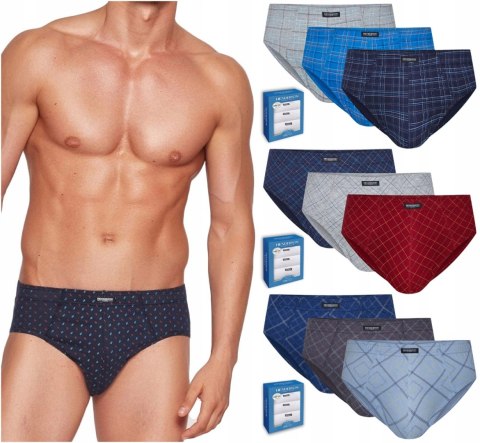 Slipy męskie HENDERSON 9szt. dużo WZORÓW r. XL Slipy męskie HENDERSON 9szt. dużo WZORÓW r. XL