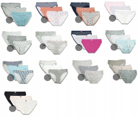 Figi damskie ESOTIQ 33326 majtki BIKINI - 3szt r S Figi damskie ESOTIQ 33326 majtki BIKINI - 3szt r S